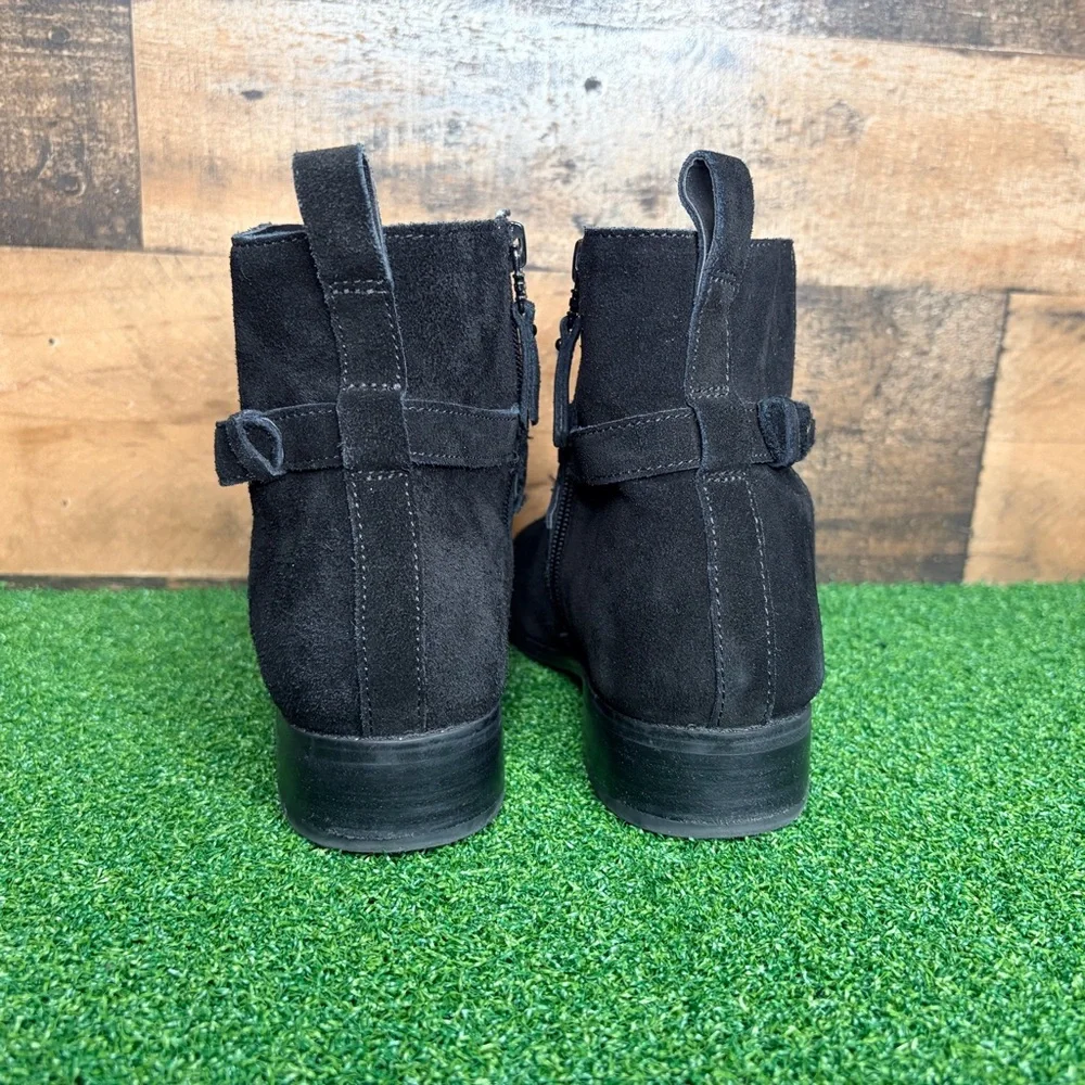 Sam Edelman Black Suede‎ Blair Boots Girls Size 3